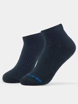 Jockey - 7605 Men Compact Cotton Elastane Stretch Low Show Socks - Black (Pack of 2)