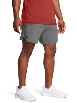 Under Armour - Grey Solid Mid Waist Shorts