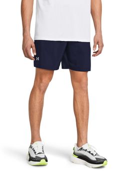 Under Armour - Navy Blue Solid Mid Waist Shorts