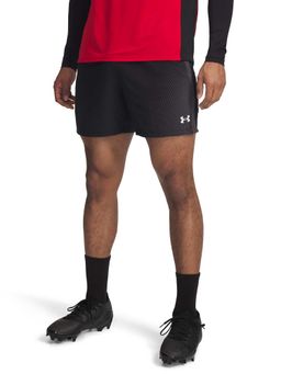 Under Armour - Black Solid Mid Waist Shorts