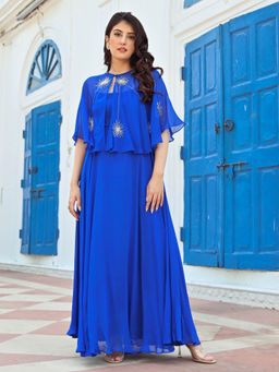 Urbanstree - Tia Shrug Dress with Cape (Set of 2)