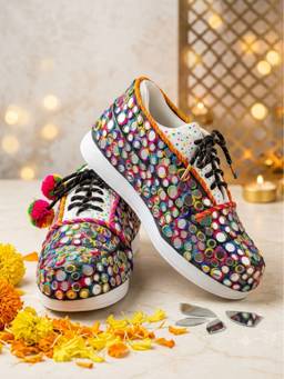 Modanta - Multi-Colour Multicolour Mirror Sneakers