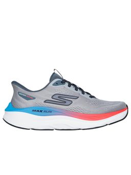 SKECHERS - Men Max Run Slip Ins Running Shoes - Grey