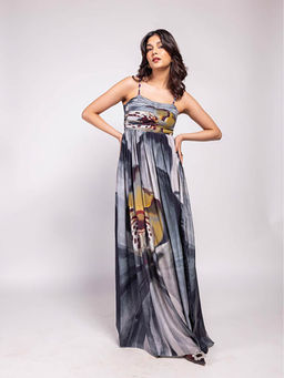 Poppi - Wildflower Printed Maxi Dress