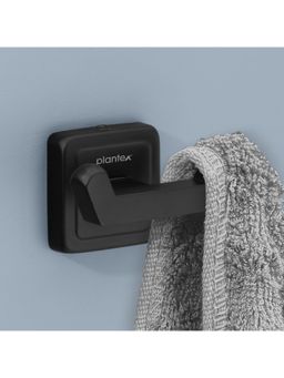 Plantex - 304 Grade Stainless Steel Robe Hook/Hanger/Hook (Black)