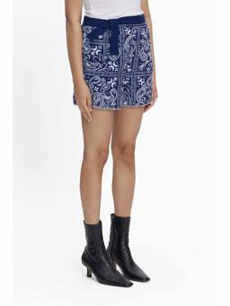 TERRA LUNA - KIRI Blue Paisley Shorts