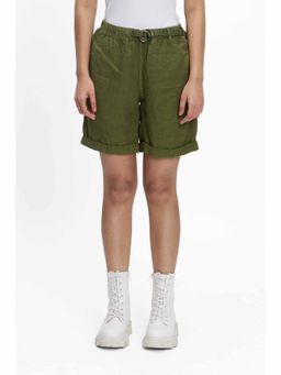TERRA LUNA - SEASEE Olive Solid Shorts