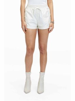 TERRA LUNA - DRAI White Solid Shorts