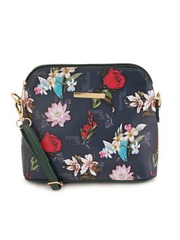 Lapis O Lupo - Women Flower Sling Bag Llsl00105Gr1 Navy Blue