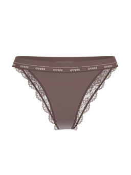 Guess - Polyamide Self Design Brown Jane Brazilian Brief