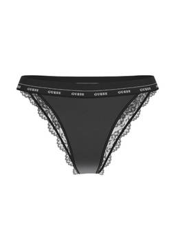 Guess - Polyamide Self Design Black Jane Brazilian Brief