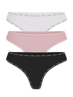 Guess - Cotton Solid Basic Thongs (Pack of 3)