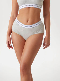 Guess - Cotton Solid Grey Carrie Culotte Hipster