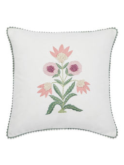 Haus & Kinder - Lone Flower Embroidered Cushion Cover