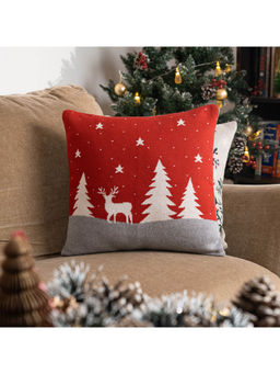 Haus & Kinder - Starry Night Knitted and Embroidered Cushion Cover