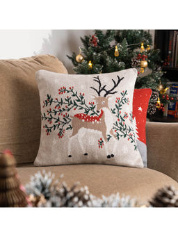 Haus & Kinder - Winter Dream Knitted and Embroidered Cushion Cover