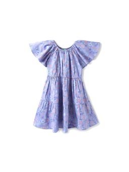 United Colors of Benetton - Girls Printed Round Neck Dress
