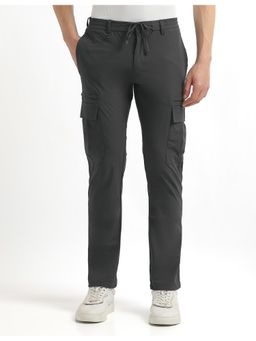 Arrow Sports - Men Grey Mid Rise Cargos