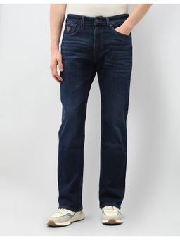 U.S. Polo Assn. Denim Co. - Men Blue Cotton Solid Boot Cut Jeans