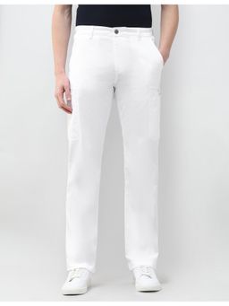 U.S. Polo Assn. Denim Co. - Men Harold Slim Straight Fit White Cargos