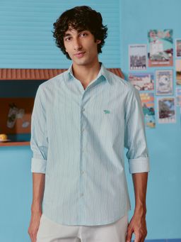 Andamen - Blue Men Printed Regular Fit Shirt