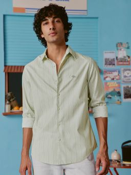Andamen - Green Men Printed Regular Fit Shirt