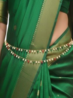 Accessher - Multi-Colour Women's Gold-Plated Waist Chain And Kamar bandh | Ethnic Jewellery