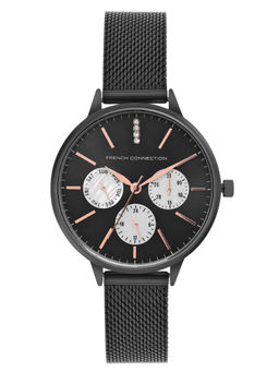 French Connection - Analog Black Dial Watch for Women - Fc150Bbm