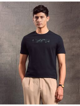 U.S. Polo Assn. Denim Co. - Men Blue Regular Fit T-Shirt