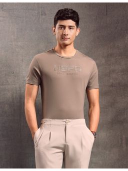 U.S. Polo Assn. Denim Co. - Men Brown Regular Fit T-Shirt