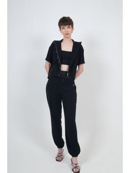 The Dapper Lady - Womens Noir Black Jogger