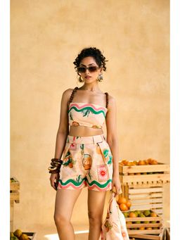 Lea Clothing - Womens Ambi Breeze Tropical Print Bralette