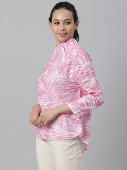 RAREISM - Pink Printed Top