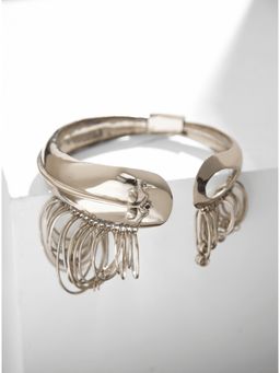 Outhouse - Gavi Helix Choker In Silver Finish