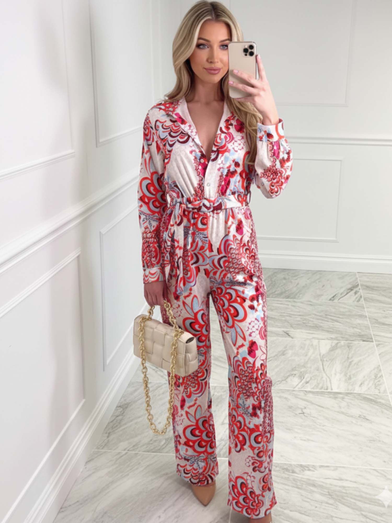 trenbee Blended Relaxed Casual Jumpsuit with Belt-picture-25