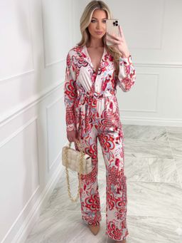 Trenbee - Blended Relaxed Casual Jumpsuit with Belt