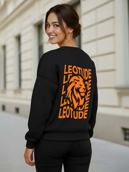 LEOTUDE - Fleece Loose Casual Sweatshirt