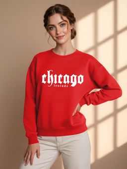 LEOTUDE - Fleece Loose Casual Sweatshirt