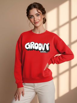 LEOTUDE - Fleece Loose Casual Sweatshirt