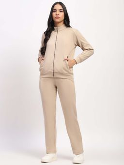 Global Republic - Beige Polyester Regular Casual Co Ord Set