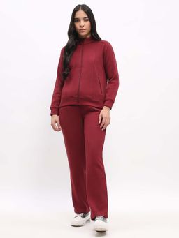Global Republic - Maroon Polyester Regular Casual Co Ord Set