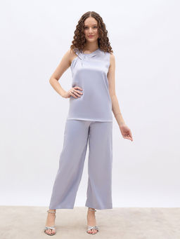 Styli - Women Grey Solid Co-Ord (Set of 2)
