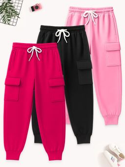 Kuchipoo - Girls Cargos Multi-Color (Pack of 3)