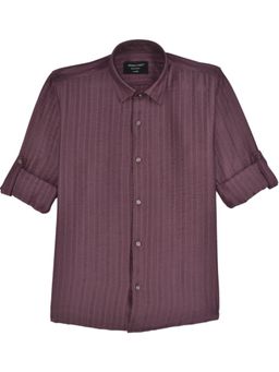 CHARCHIT - Boys Full Sleeves Shirt Purple