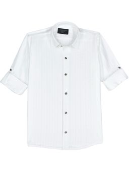 CHARCHIT - Boys Full Sleeves Shirt White