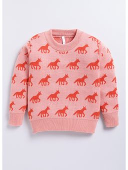 Toonyport - Woollen Printed Sweater Red