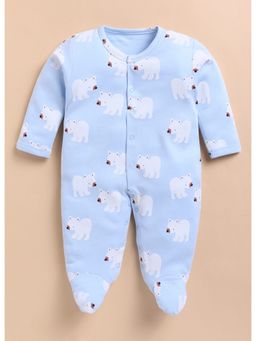 Toonyport - Kids Cotton Printed Rompers Blue