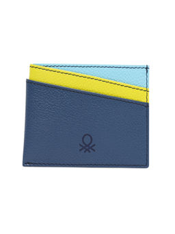 United Colors of Benetton - Men Hana Leather Card Holder - Navy