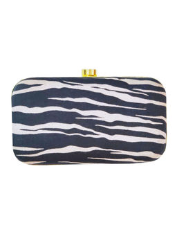 A Clutch Story - Multi-colour Zebra Printed Clutch