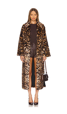 Adrienne Landau - The Pamela Faux Fur Coat